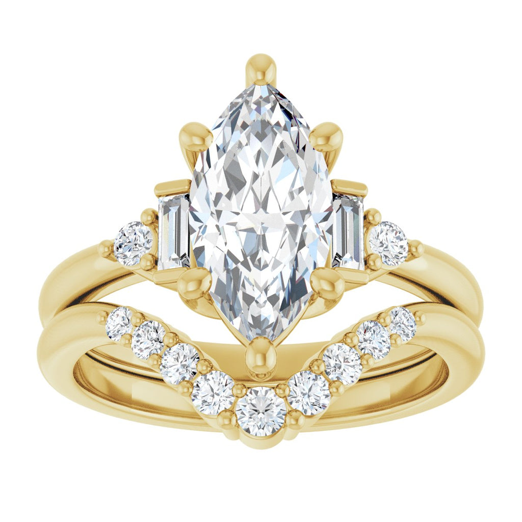 Accented Engagement Ring