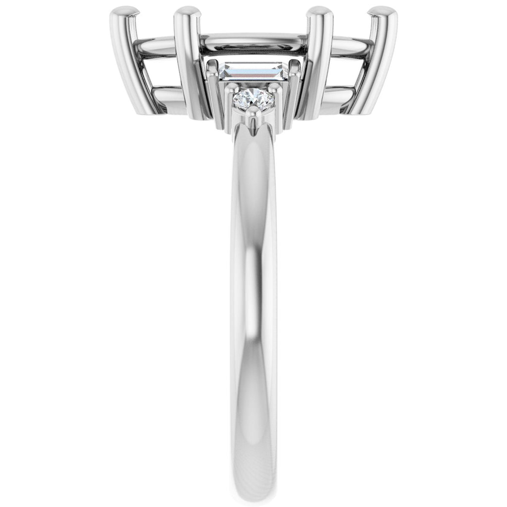 Accented Engagement Ring