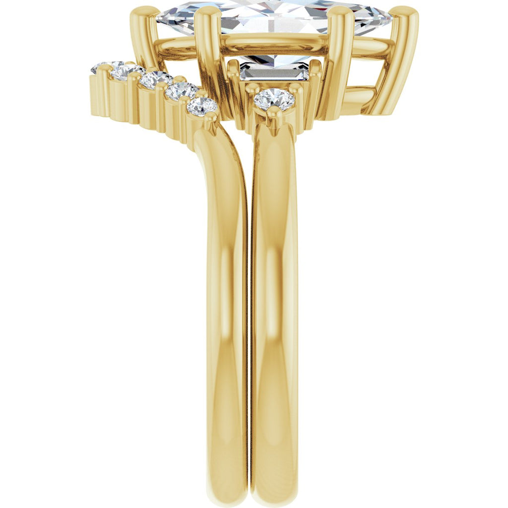 Accented Engagement Ring