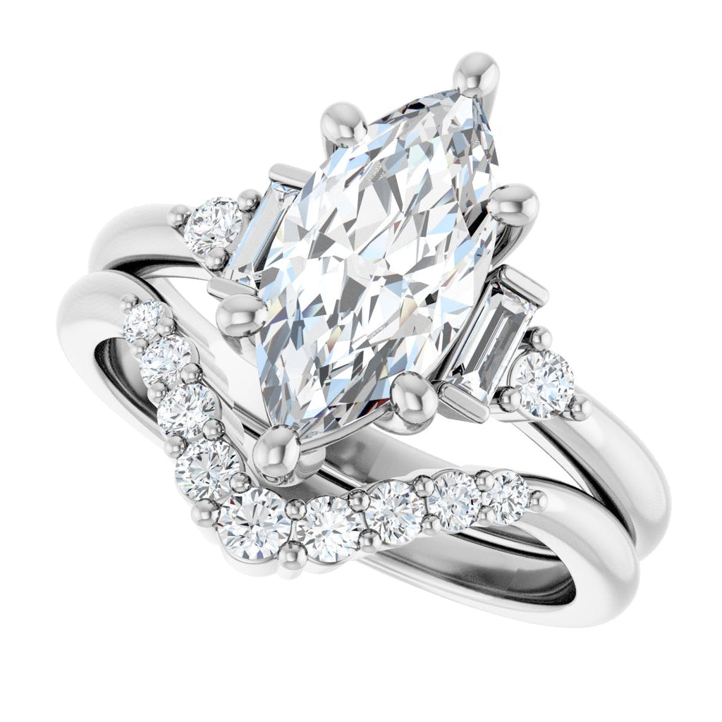 Accented Engagement Ring