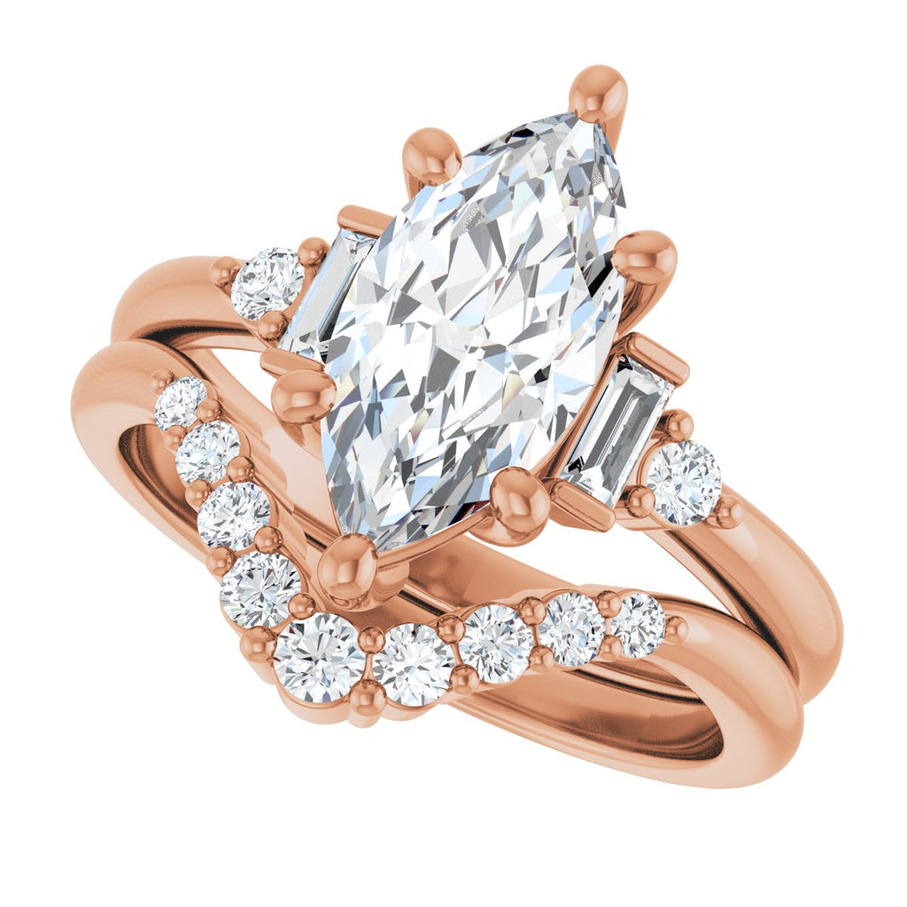 Accented Engagement Ring