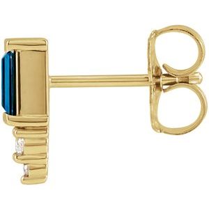 Accented Bar Earrings