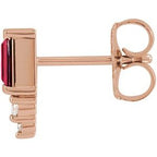 Accented Bar Earrings