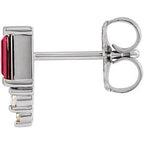 Accented Bar Earrings