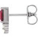 Accented Bar Earrings