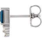 Accented Bar Earrings