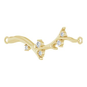 Accented Branch Bracelet Center