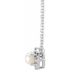Birthstone Halo-Style Necklace