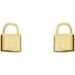 Petite Lock Earrings