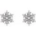 Petite Snowflake Earrings
