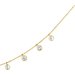 Bezel-Set Station Necklace