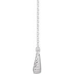 Lab-Grown Diamond Bar Necklace