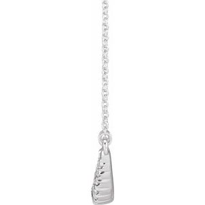 Lab-Grown Diamond Bar Necklace