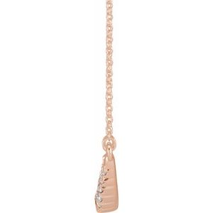 Lab-Grown Diamond Bar Necklace