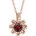 Halo-Style Necklace or Pendant