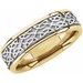 Celtic-Inspired Comfort-Fit Half Round Band