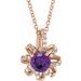 Halo-Style Necklace or Pendant