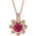 Halo-Style Necklace or Pendant