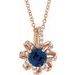 Halo-Style Necklace or Pendant