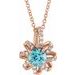 Halo-Style Necklace or Pendant