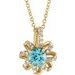 Halo-Style Necklace or Pendant