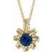 Halo-Style Necklace or Pendant