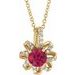 Halo-Style Necklace or Pendant