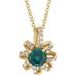 Halo-Style Necklace or Pendant