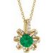 Halo-Style Necklace or Pendant