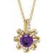 Halo-Style Necklace or Pendant