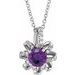 Halo-Style Necklace or Pendant