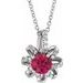 Halo-Style Necklace or Pendant