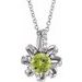 Halo-Style Necklace or Pendant