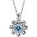Halo-Style Necklace or Pendant