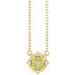 Birthstone Halo-Style Necklace