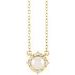 Birthstone Halo-Style Necklace