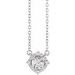 Birthstone Halo-Style Necklace