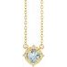 Birthstone Halo-Style Necklace