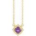 Birthstone Halo-Style Necklace