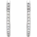 Accented Huggie Earrings