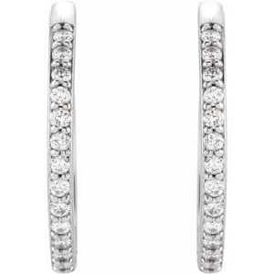 Accented Huggie Earrings