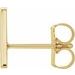 Single Initial Earring