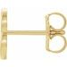 Single Initial Earring