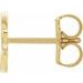 Single Initial Earring