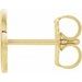 Single Initial Earring