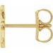 Single Initial Earring