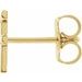 Single Initial Earring