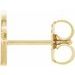 Single Initial Earring
