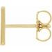 Single Initial Earring