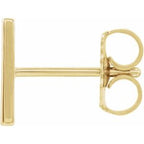 Single Initial Earring